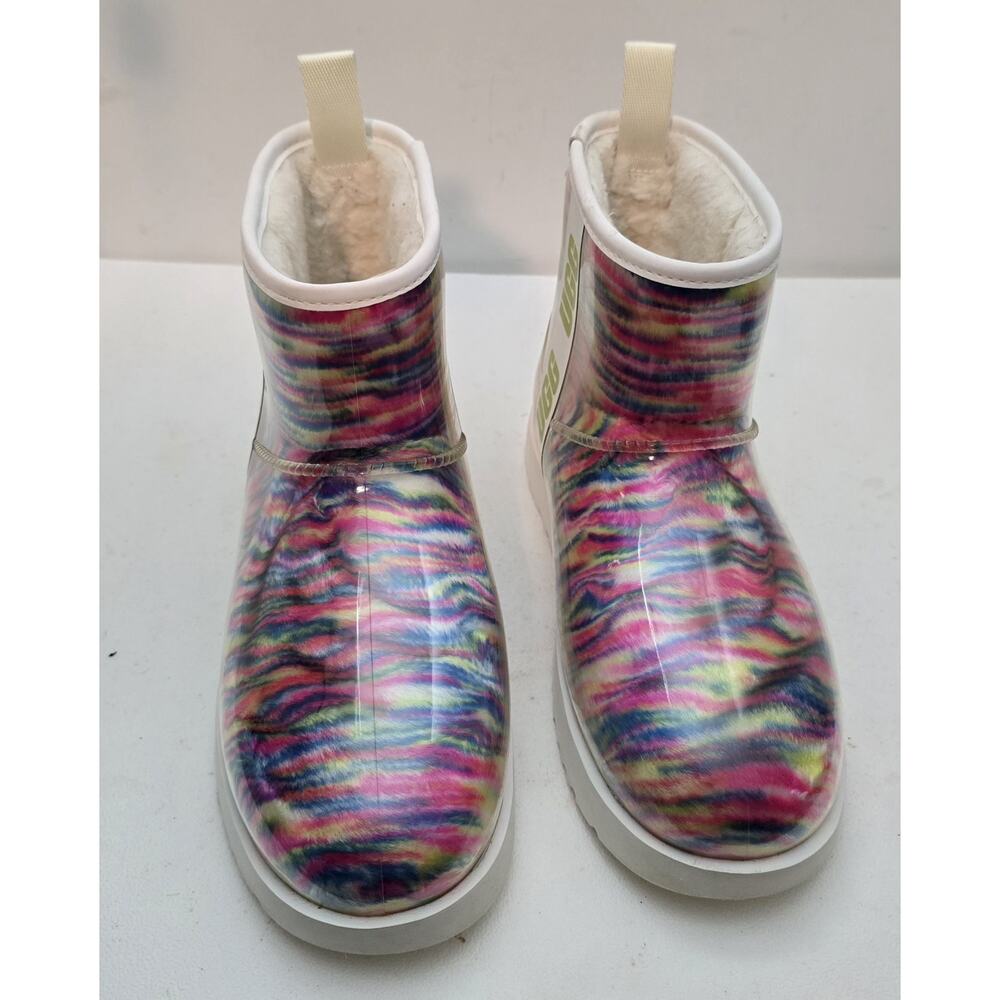 UGG Classic Clear Mini II Pixelated Women’s Boots Winter Casual Size 9 - Picture 3 of 11